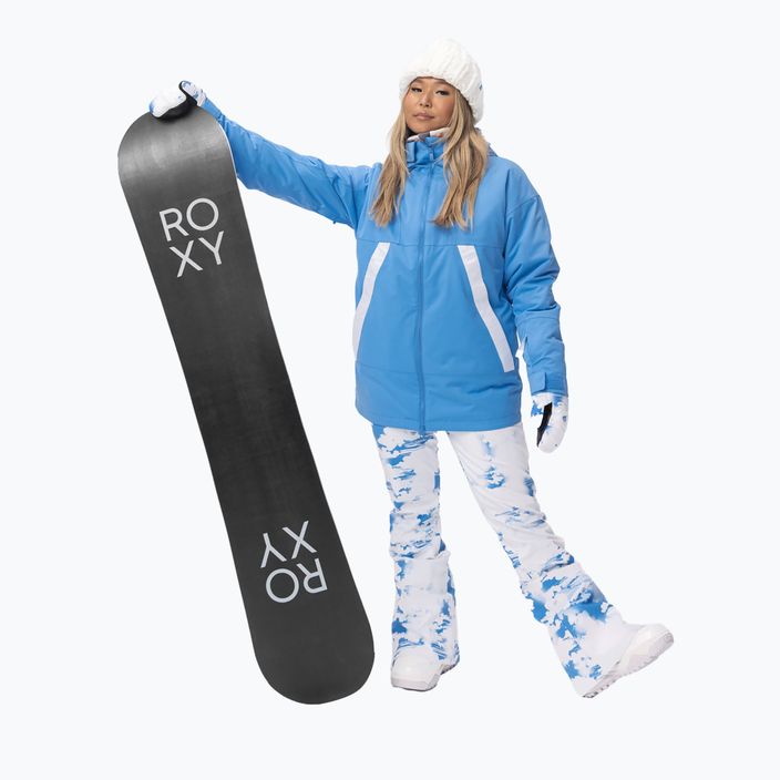 Дамски панталони за сноуборд ROXY Chloe Kim лазурно сини облаци 5