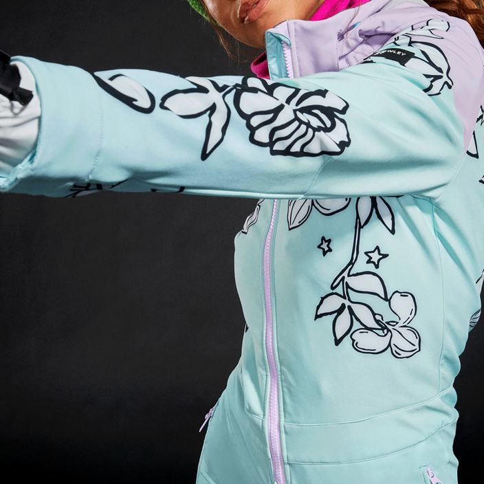 Дамски ски костюм ROXY X Rowley Ски панаир aqua laurel floral 10