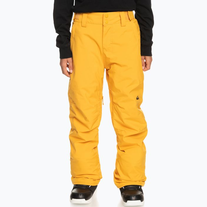 Quiksilver Estate Детски панталони за сноуборд Youth mineral yellow