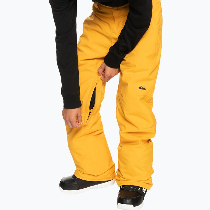 Quiksilver Estate Детски панталони за сноуборд Youth mineral yellow 4