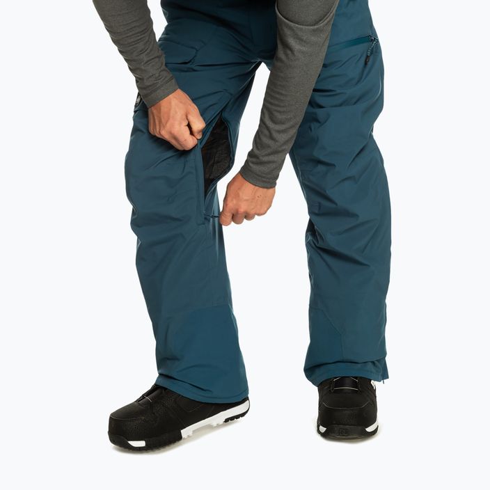 Мъжки панталони за сноуборд Quiksilver Utility майолика синьо 7
