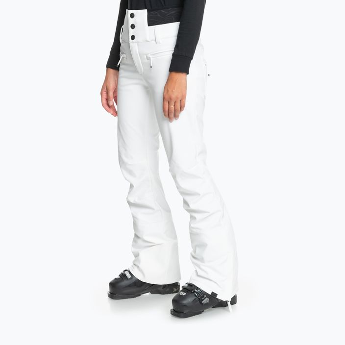 Дамски панталони за сноуборд ROXY Rising High bright white 2