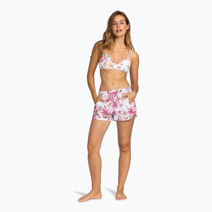 Дамски къси панталони за плуване ROXY Wave Printed 2 white happy tropical 3