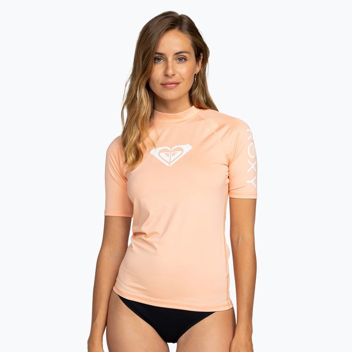 Дамска тениска за плуване ROXY Whole Hearted salmon