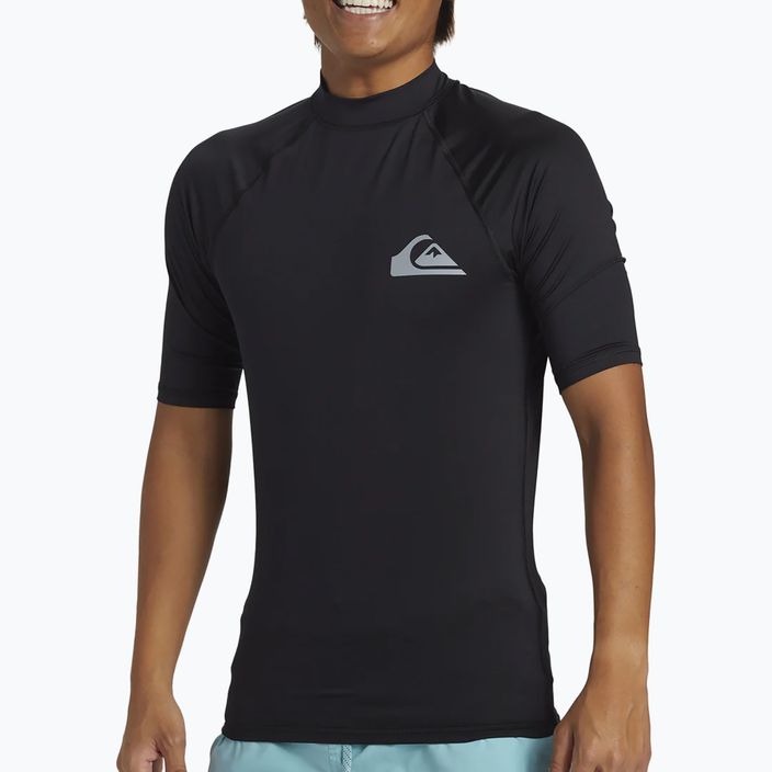 Quiksilver Everyday UPF50 черна мъжка тениска за плуване 4