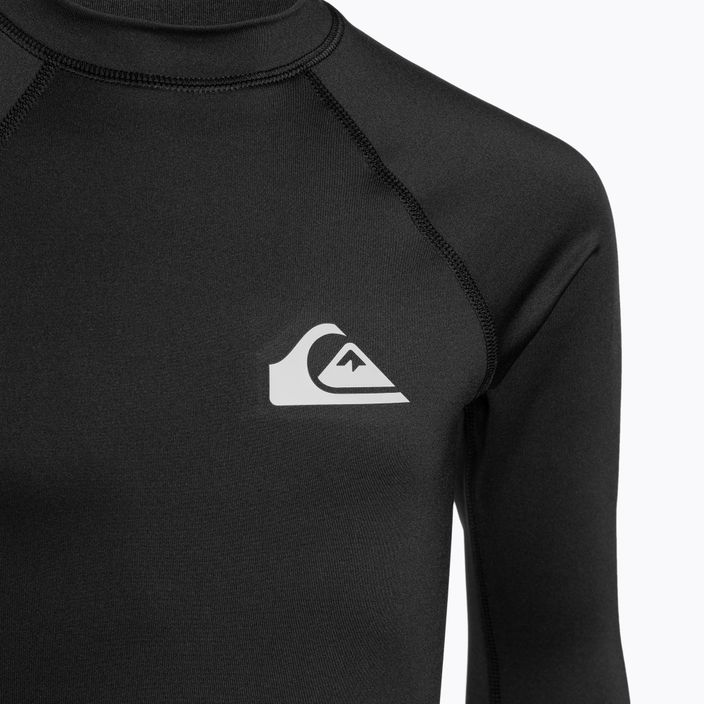 Quiksilver Everyday UPF50 черен детски ръкав за плуване 3