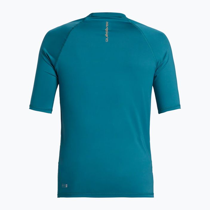 Quiksilver Everyday UPF50 колониално синя мъжка тениска за плуване 6