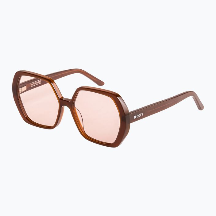Дамски слънчеви очила Roxy Moraira с лъскав цвят корен бира/розово