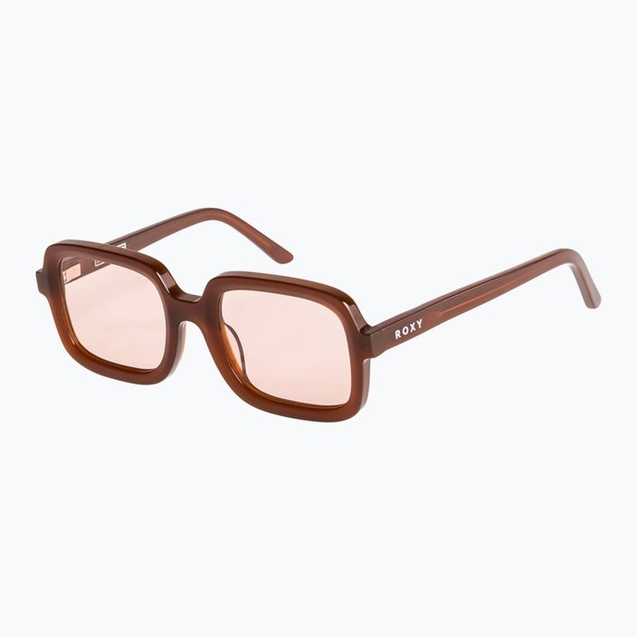 Дамски слънчеви очила ROXY Albahia с лъскав цвят корен бира/розово