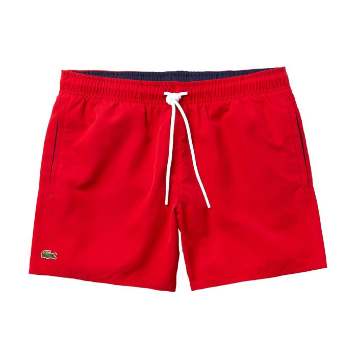 Мъжки къси панталони за плуване Lacoste MH6270 528 red MH6270 2