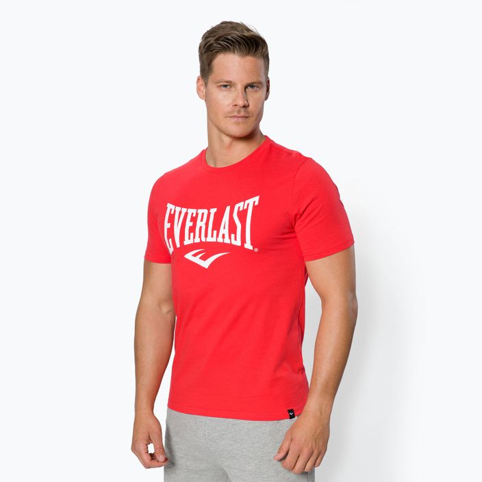 Мъжка тренировъчна тениска EVERLAST Russel червена 807580-60