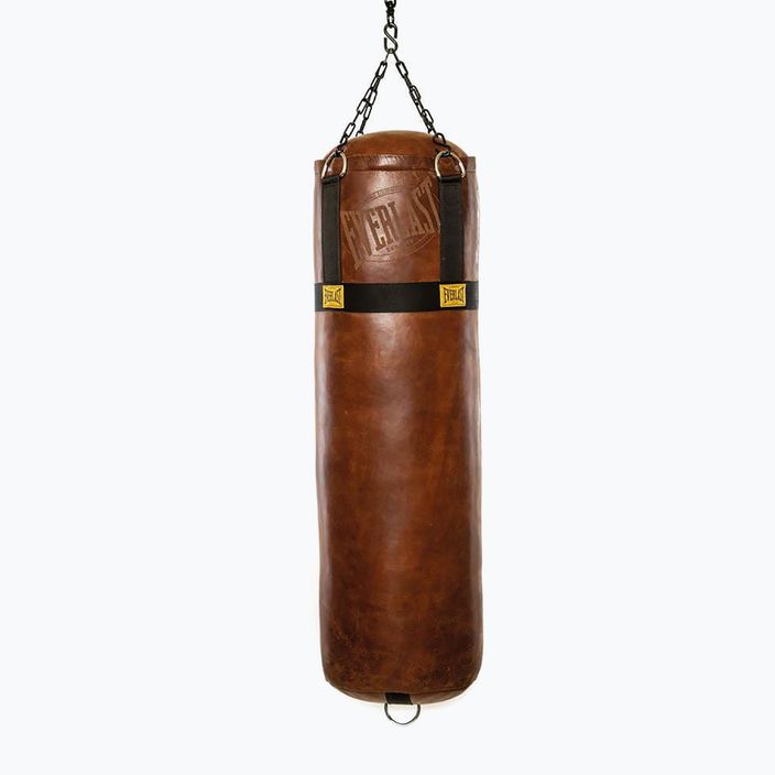 EVERLAST 1910 Pro Boxing Bag Leather Brown EV5780 5