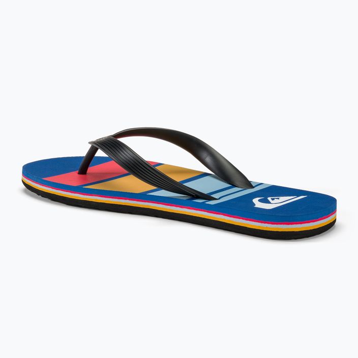 Мъжки джапанки Quiksilver Molokai Stripe black/red/blue 3