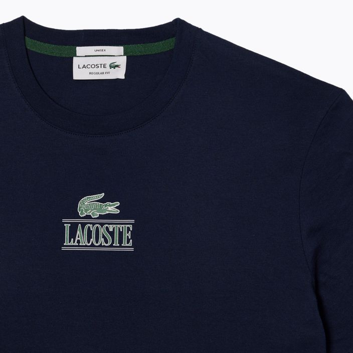 Тениска Lacoste TH1147 тъмно синьо 5