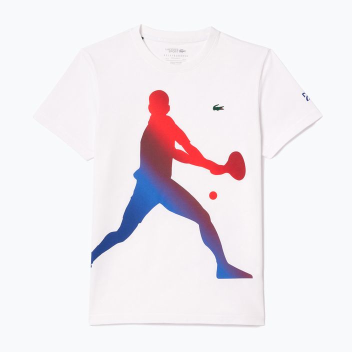 Lacoste Tennis X Novak Djokovic комплект бяла тениска и шапка 4