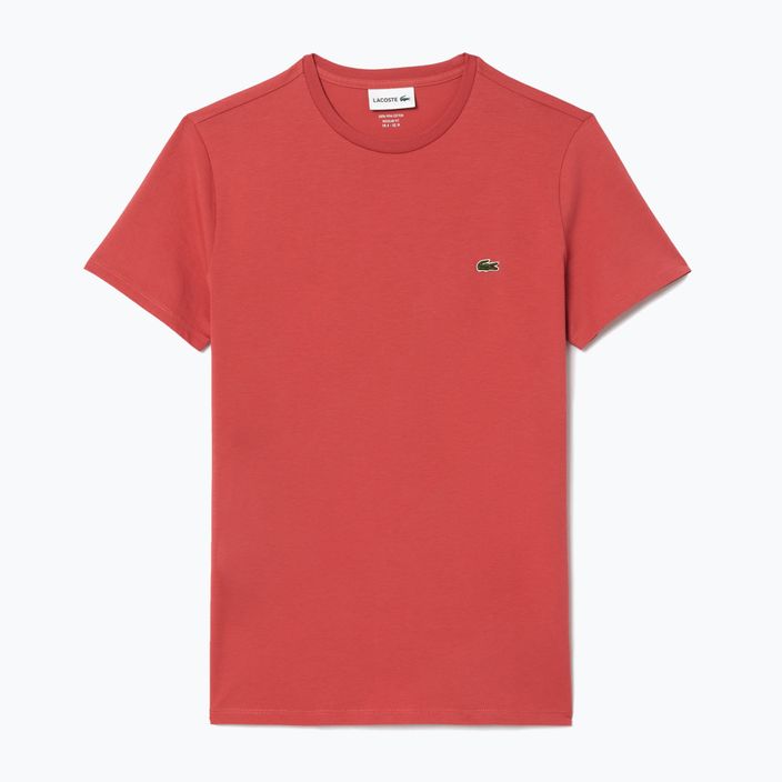 Мъжка тениска Lacoste TH6709 sierra red 4