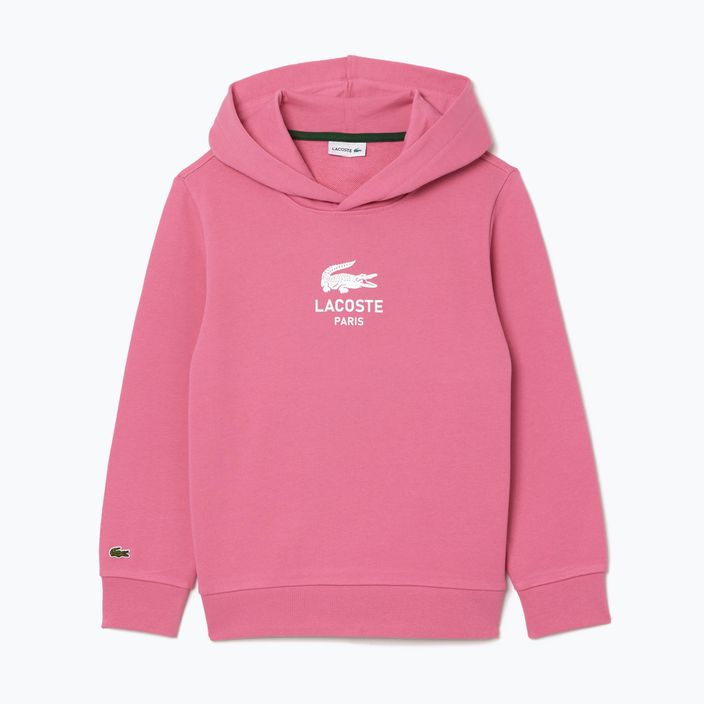 Детски суитшърт Lacoste SJ3004 reseda pink