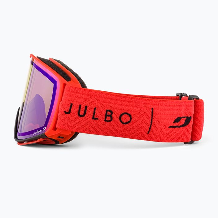 Julbo Quickshift Reactiv Поляризирани червени/блестящо сини очила за ски 4