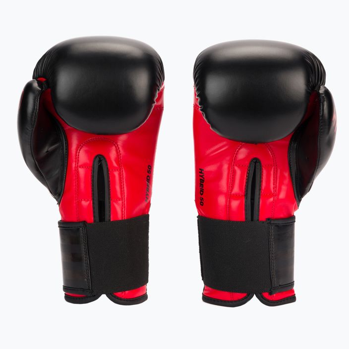 adidas Hybrid 50 боксови ръкавици черни ADIH50 4
