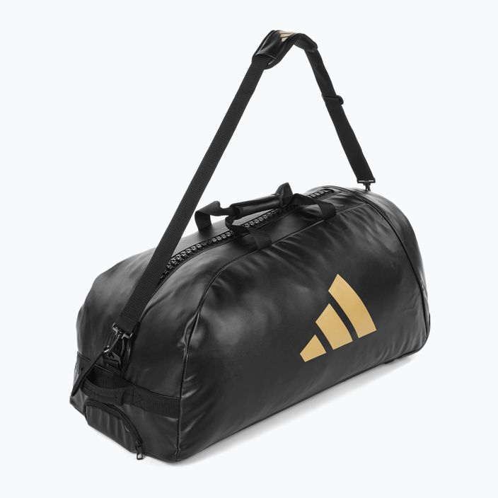 пътна чанта adidas 120 l черна/златна 5