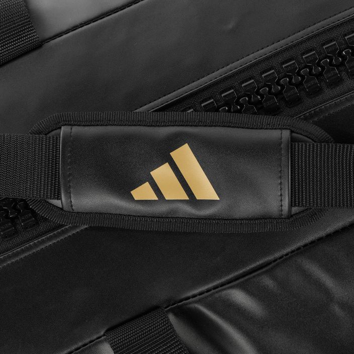 пътна чанта adidas 120 l черна/златна 8