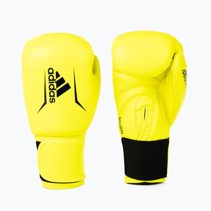 adidas Speed 50 жълти боксови ръкавици ADISBG50 3