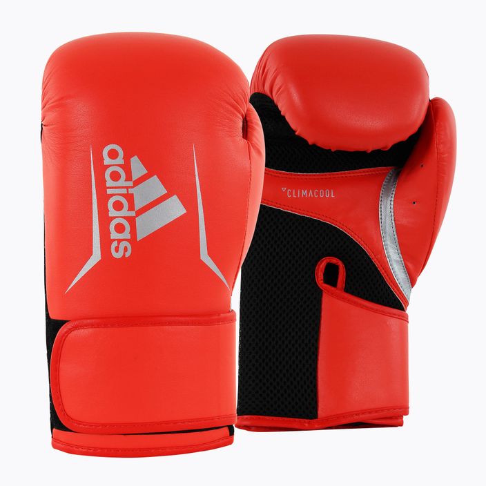 Дамски боксови ръкавици adidas Speed 100 червено/черно ADISBGW100-40985 6