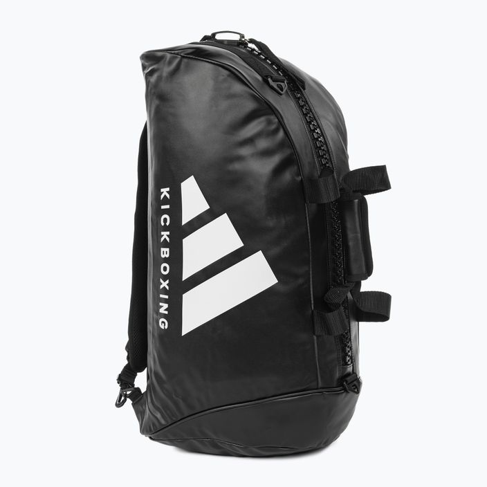 adidas тренировъчна чанта 65 л черно/бяло ADIACC051KB 2
