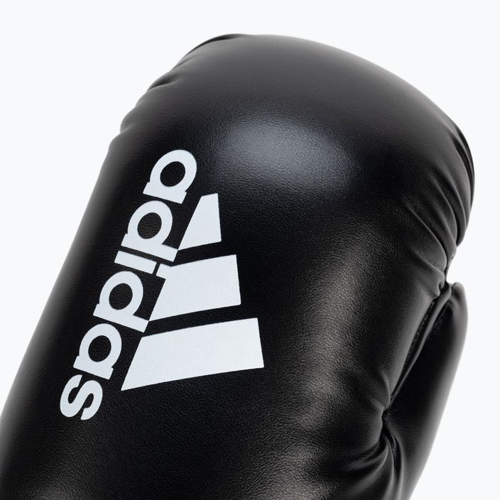 Adidas Point Fight Боксови ръкавици Adikbpf100 черно и бяло ADIKBPF100 5