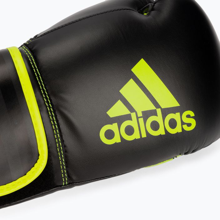 adidas Hybrid 80 боксови ръкавици черни/жълти ADIH80 5