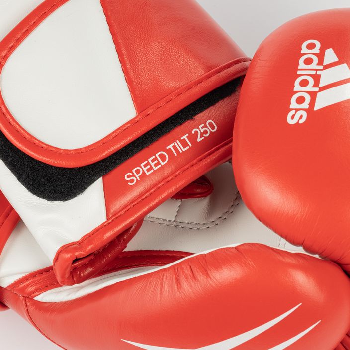 adidas Speed Tilt 250 Червени боксови ръкавици SPD250TG 5