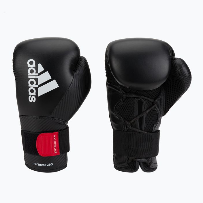 adidas Hybrid 250 Duo Lace боксови ръкавици черни ADIH250TG 3