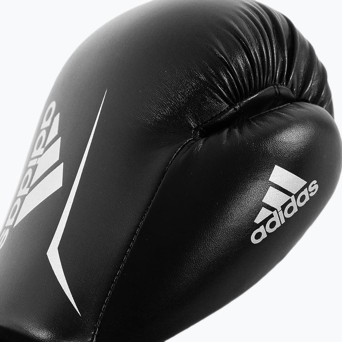 adidas Младежки боксов комплект детска чанта + ръкавици черно и бяло ADIBPKIT10-90100 5