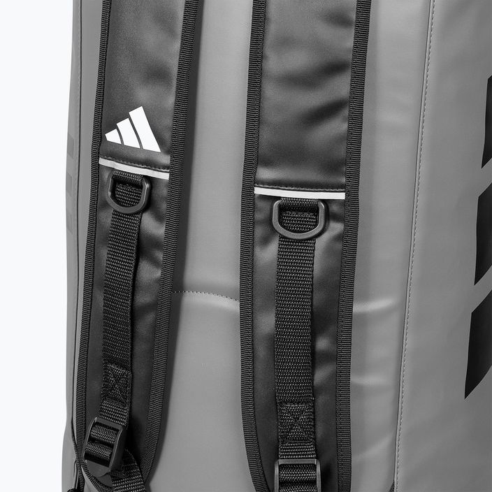 adidas тренировъчна чанта 65 л сиво/черно 11