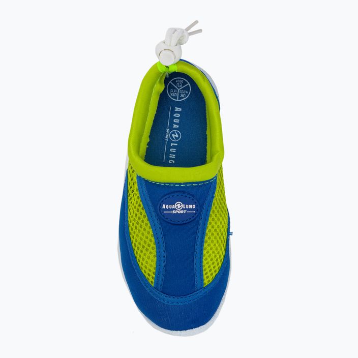 Детски обувки за вода Aqualung Cancun в тъмносиньо и зелено FJ025423135 6