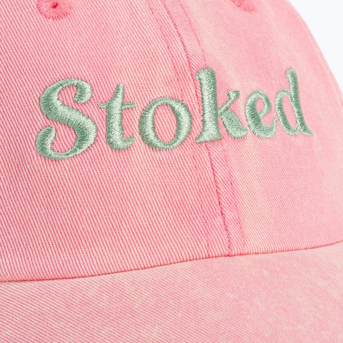 Дамска бейзболна шапка Billabong Stacked pink sunset 5