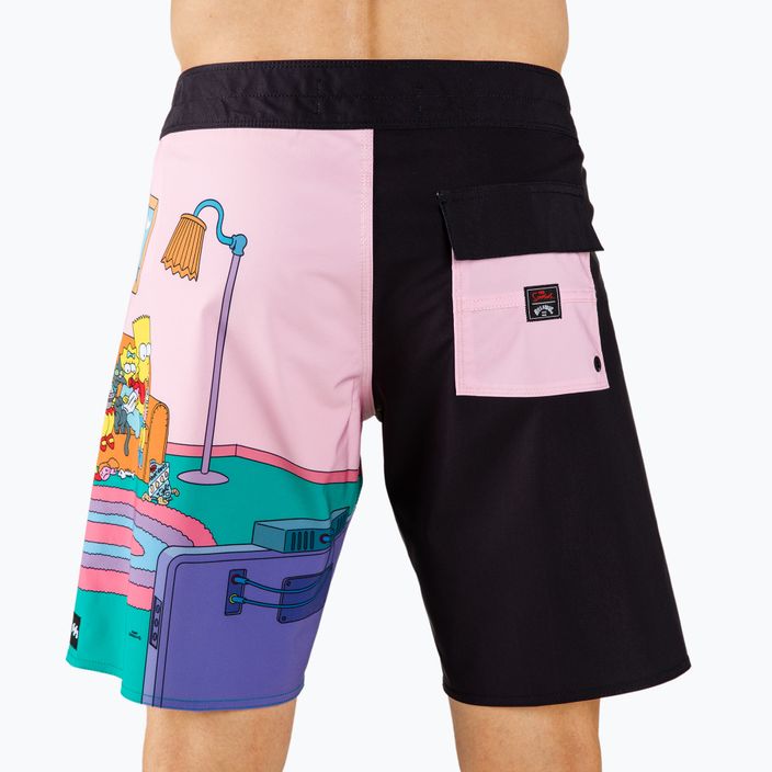 Мъжки къси панталони за плуване Billabong Simpsons Family Couch black 3
