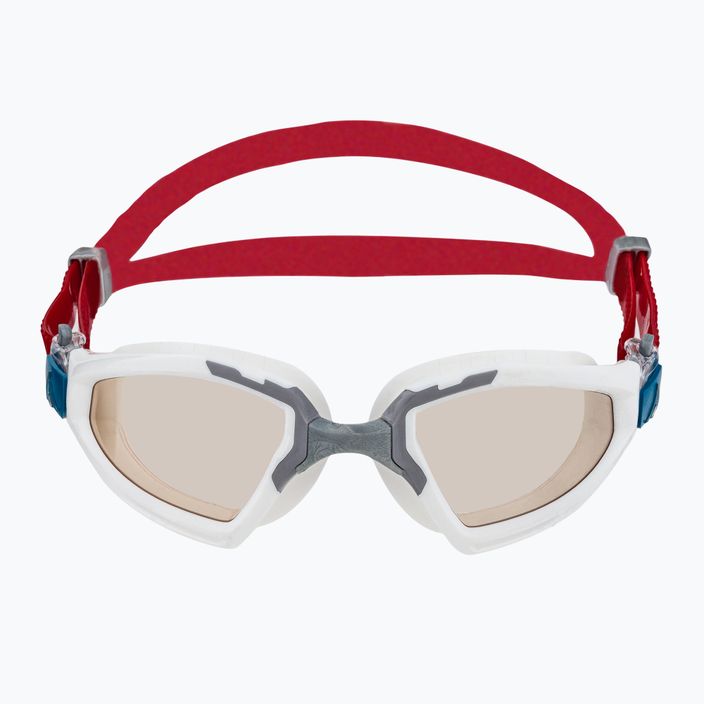 Aqua Sphere Kayenne Pro очила за плуване в бяло и червено EP3040910LPH 2