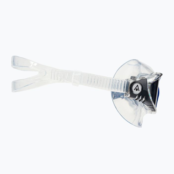 Aquasphere Vista прозрачна/тъмно сива/огледална димна маска за плуване MS5050012LD 3