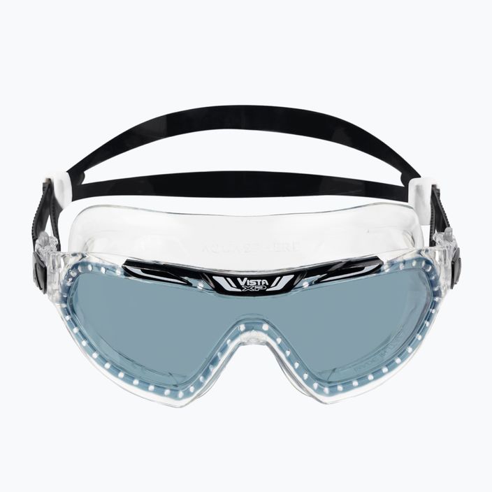 Aquasphere Vista XP прозрачна/черна/огледална димна маска за плуване MS5090001LD 2