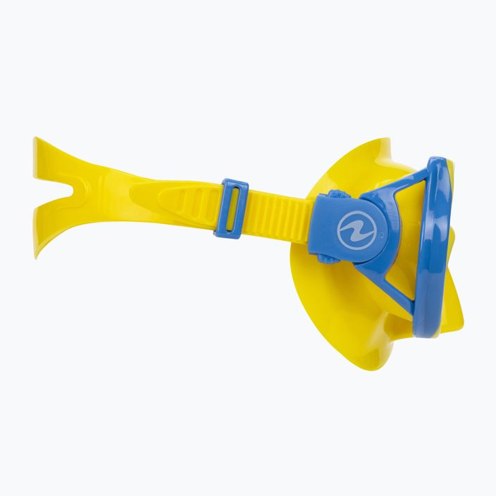 Детски комплект за гмуркане с шнорхел Aqualung жълто и синьо SV1160740SM 4