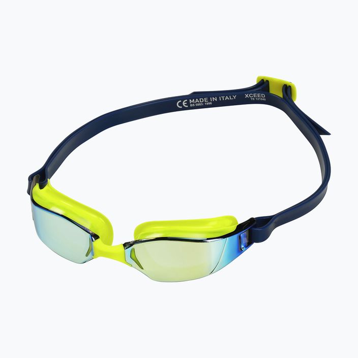 Очила за плуване Aquasphere Xceed яркожълто/най-синьо/огледално жълто титаниеви EP3037104LMY 6