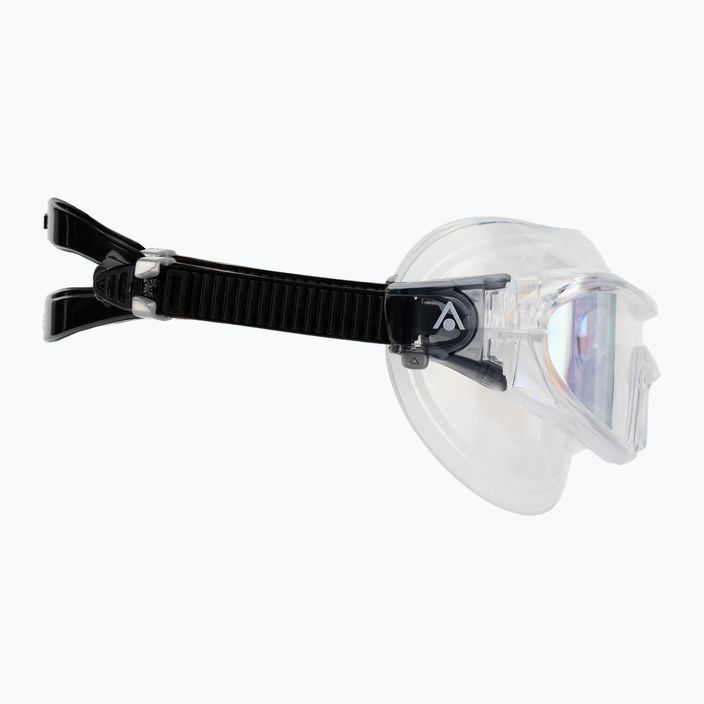 Aquasphere Vista Pro прозрачна/черна/огледална преливаща се маска за плуване MS5040001LMI 3