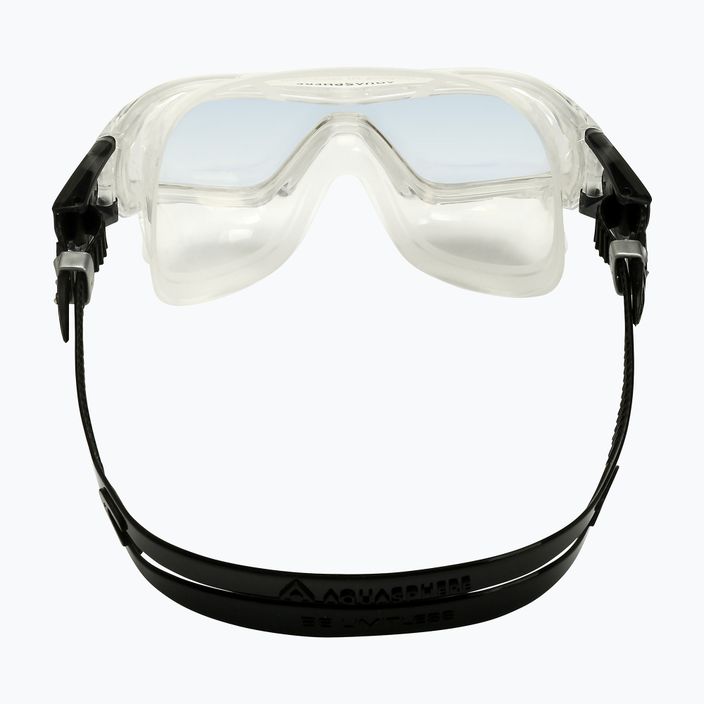 Aquasphere Vista Pro прозрачна/черна/огледална преливаща се маска за плуване MS5040001LMI 9