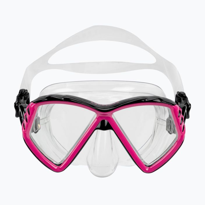 Aqualung Cub прозрачна/розова младежка маска за гмуркане MS5530002 2