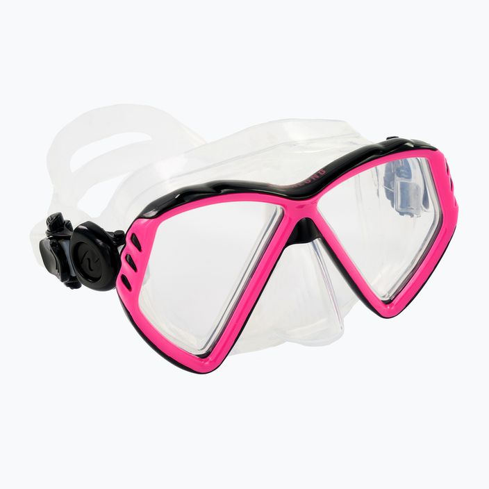 Aqualung Cub прозрачна/розова младежка маска за гмуркане MS5530002 6