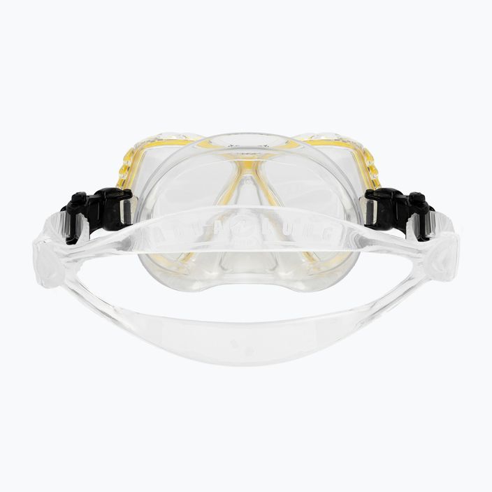 Aqualung Cub прозрачна/жълта младежка маска за гмуркане MS5530007 5