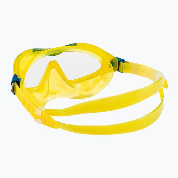 Детска маска за гмуркане Aqualung Mix yellow/petrol MS5560798S 4