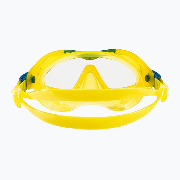 Детска маска за гмуркане Aqualung Mix yellow/petrol MS5560798S 5