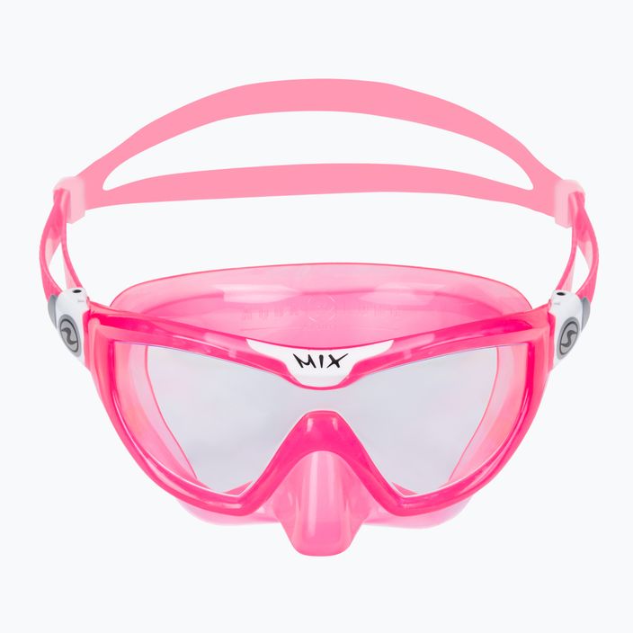 Aqualung Mix розова/бяла детска маска за гмуркане MS5560209S 2